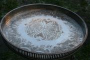 Vintage silver plated Tray