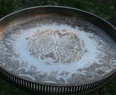 Vintage silver plated Tray