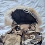 Canada Goose S mens camouflage coat with fur Image 8