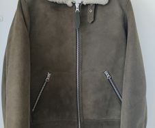 Schott NYC LCB100S, High Quality Shearling Sheepskin Jacket, Size L