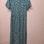 New M&Co blue floral print tiered cotton dress size UK 14 petite Image 9