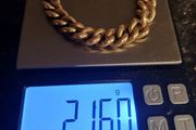 Solid gold bracelet