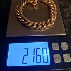 Solid gold bracelet