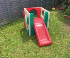 Little tikes slide and climbing frame
