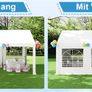 Party Tent Gazebo 4 x 6 Waterproof Stable Garden Tent Image 5