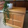 Vintage Retro Mid CenturyTeak Record Cabinet Image 5