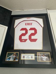 Signed and Framed Kaka Jersey