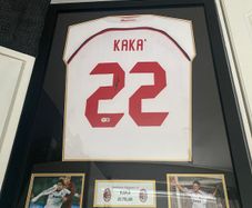 Signed and Framed Kaka Jersey