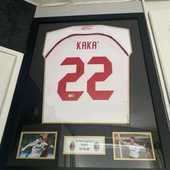 Signed and Framed Kaka Jersey