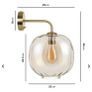 4 Wall Lamps Image 2