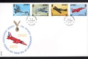 1975 Jersey 50th Anniversary of Royal Air Forces Association Commemorative Stamps First Day Cover (FDC)