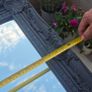 Dark Navy vintage Mirror - heavy Image 5