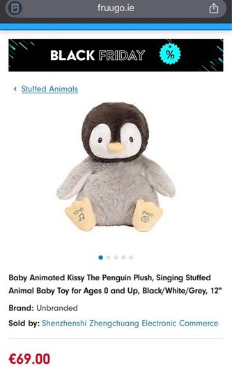 Baby Animated Kissy the Penguin