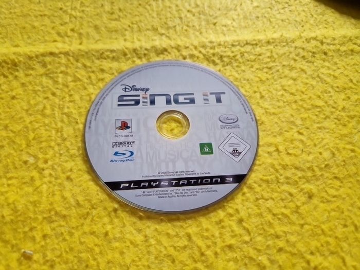 Disney Sing it PlayStation 3 ps3 games Original