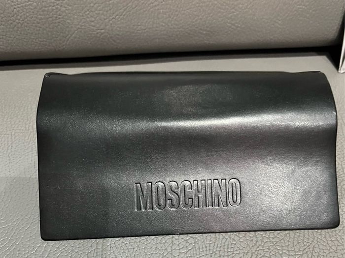 moschino sunglasses leather case
