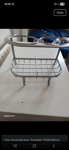 hair dryer and straighter holder