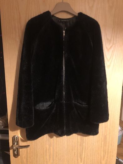 Zara Fur Jacket Size 12
