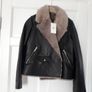 Whistles - Leather Biker Aviator Jacket - Black - UK 8 - BNWT RRP 479 Image 7