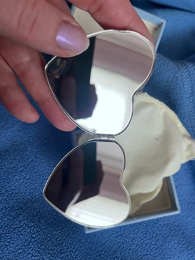 New  Newbridge silverware compact mirror