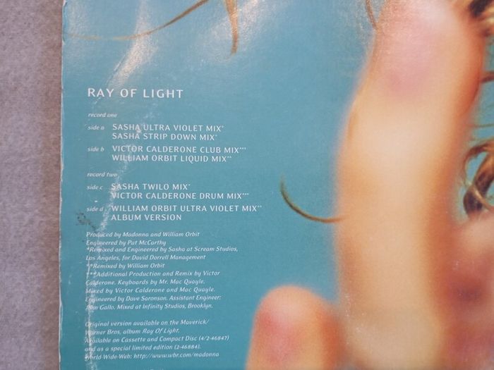Madonna - Ray of Light remixes