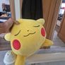 Pokemon Pikachu Plush 18" Sleeping Poses Image 2