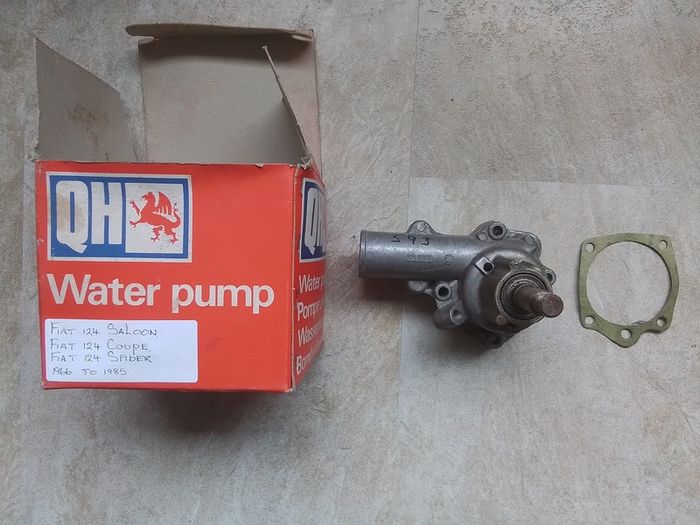 Fiat 124 Models Water Pump.