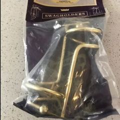 curtain swag holders Bnwt