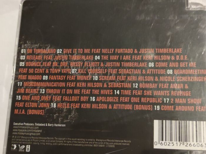 Timbaland Presents Shock Value Cd