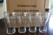 Coca Cola Contour Glasses set of 4