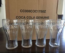Coca Cola Contour Glasses set of 4