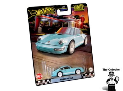 Hot Wheels Premium Porsche 964 Blue GJT68 Brand New Sealed