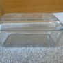 Vintage Glass Butter Dish with Cow Design Image 2
