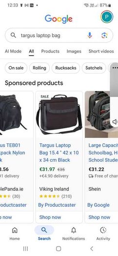 Targus Laptop Bag