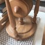 antique nautical wooden quartz clock Image 5