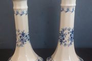 Lovely Pair of Tall Vintage Powell Craft Candlesticks in Excellent Condition, in the Very Popular but Discontinued Pattern, The Cuddra Collection, Rare Items