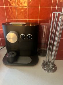 Nespresso Expert Coffee Machine (Original Pods) + Free Pod Rack