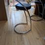 Postmodern Italian Chrome Pipping Stools by Effezeta Image 2