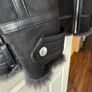 zara faux suede biker jacket Image 2