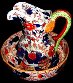 Vintage Ringtons Imari Patterned Jug & Bowl