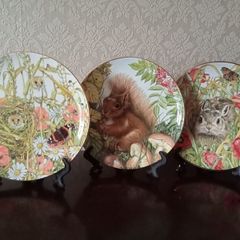 Hudson Middleton Fine Bone China Collectors Decorative Plates