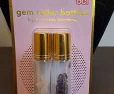 Gem Roller Bottle Set Rose Quartz Amethyst