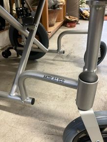 wheelchair and gel cushion