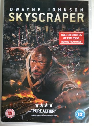 Skyscraper [2018] Dwayne Johnson, Neve Campbell, Chin Han, Roland Moller, Noah Taylor, Byron Mann, Pablo Schreiber, and Hannah Quinlivan [Movie DVD]