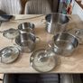 Stainless steel 4 piece pot set/cookware Image 3