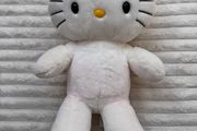 Build A Bear Hello Kitty With Heart Bow Sanrio 2010 red marks on the fur approx. 45 cm. Used Please see photos