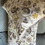 Vintage  ikea discontinued ALVINE LOV Pair of Embroidered large feather cushions. Hardly used. Image 8