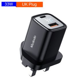 Mini 33W PD Fast Charger USB Charging Plug Type C LED Display For iPhone 14 13 12 11 Pro Max Xiaomi Huawei Macbook Tablet