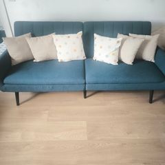Jysk Harndrup Blue Sofa Bed