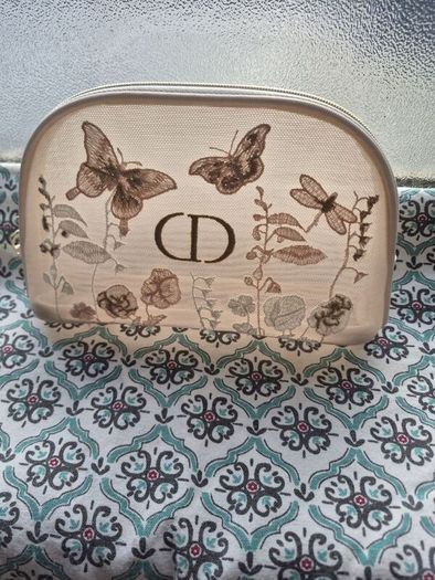 VINTAGE Christian Dior Makeup Bag Jr