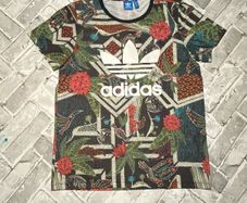 Adidas Originals Farm Rio Xilofloresta Garden T Shirt Tropical Womens T-Shirt UK10